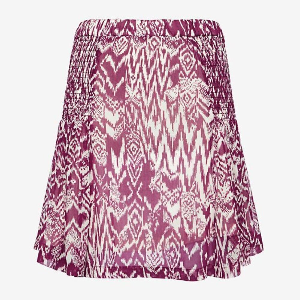 IRO Burgundy and White Ikat Skirt - CLEARANCE SALE!!!
